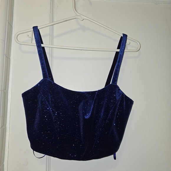 Alice McCall Sparkling Blue Tank Top - Picture 2 of 10
